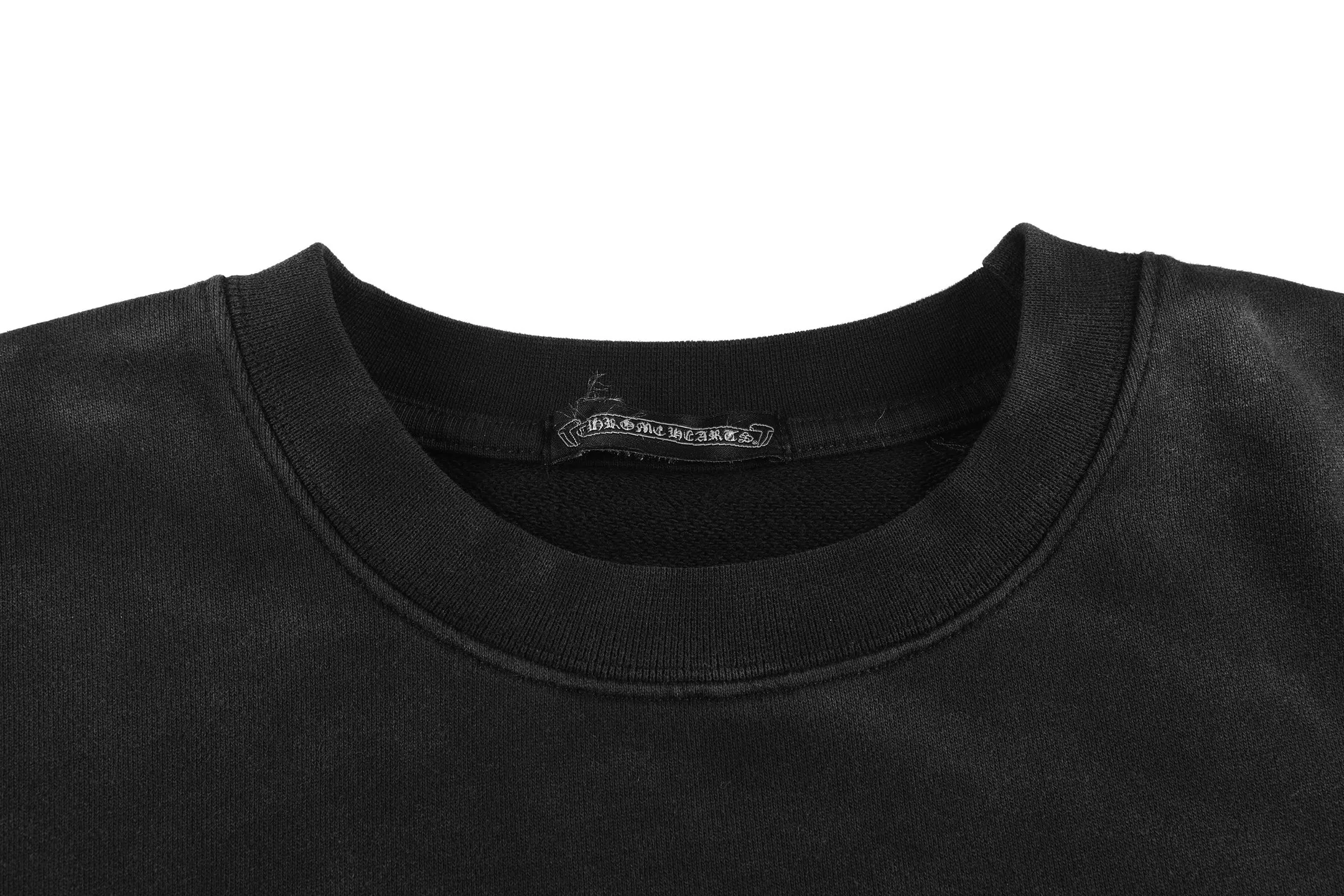 P290 Chrome Hearts Chrome Hearts Washed Cross Sweatshirt Size: SMLXL Color: Black